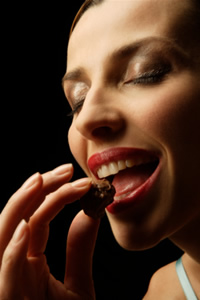 womanTastingChocolate