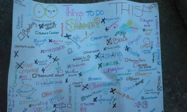 100 Things to do this summer